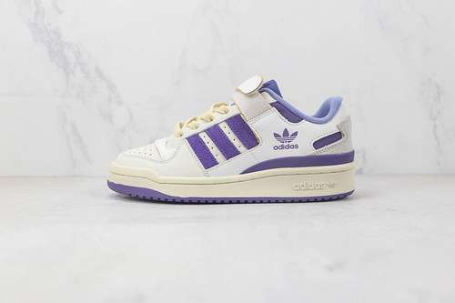 300GX4535FORUM 84 LOW SHOES OFF WHITETECH PURPLECREAM WHITEWOMAN3639MAN4045