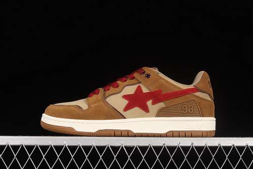 480HUMAN MADE BAPE STA SK8 TO NIGO BROWNREDWHITELIGHT BROWNMAN4045