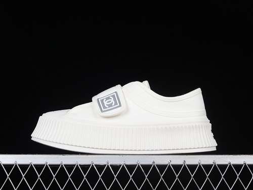 340A2388CHANEL CANVAS PLATFORM SHOES WHITEWHITEWHITEWOMAN3539