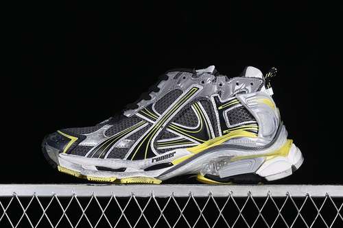 600W3RMU1279BALENCIAGA RUNNER KITH FOURCOLOR 70 WHITEGREYBLACKSILVERYELLOW3546