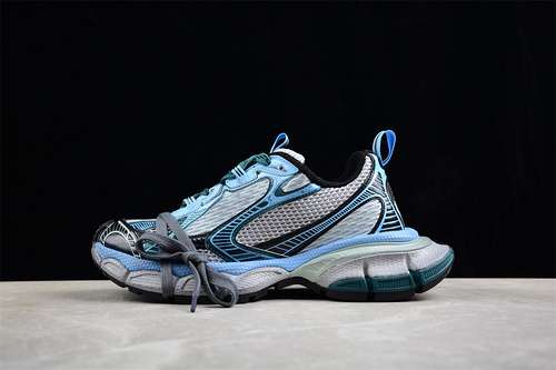 480W3XLR0629BALENCIAGA PHANTOM SNEAKER WHITEGREYBLUEGREENWOMAN3539MAN4046