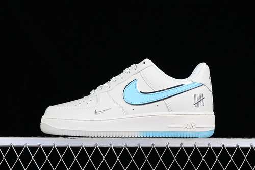 320BS9055736AIR FORCE 1 07 LOW WHITEBLUESILVERWOMAN3639MAN4045