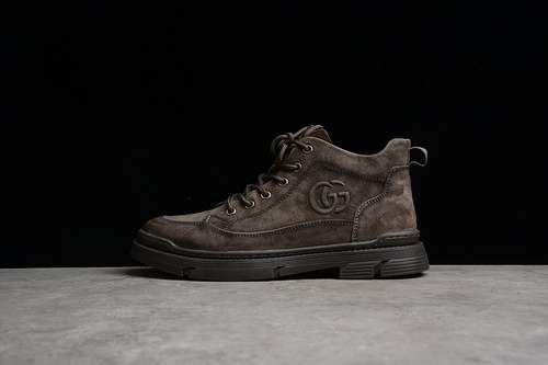 480GUCCI MARTIN BOOTS BROWNBROWNBROWNMAN3844