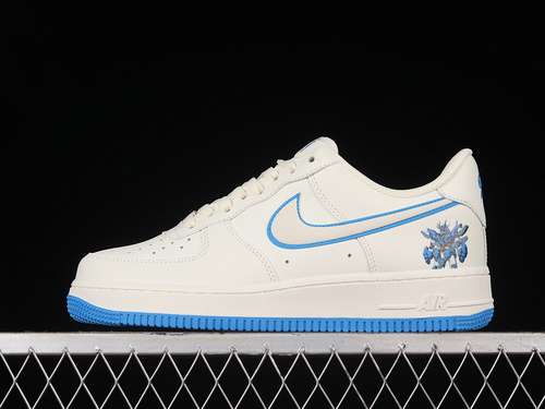300KK1256660AIR FORCE 1 LOW 07 3M REFLECTIVE BEIGEBEIGEBLUEWOMAN3639MAN4045