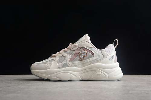 280T12W227328FLHFILA FUSION SHOES LIGHT GREYPINKOFFWHITEWOMAN3540