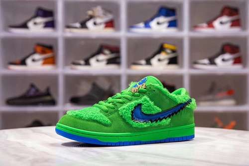 450CJ5378300H12 GRATEFUL DEAD X DUNK LOW SB GREEN BEAR ELECTRIC GREENGAME ROYALBLACK