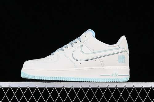 320HL5696789UNDEFEATED AIR FORCE 1 07 LOW OFF WHITEGREYBLUEWOMAN3639MAN4045