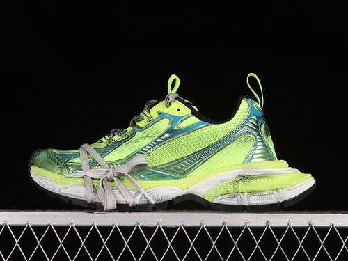 650W3XL67019BALENCIAGA PHANTOM SNEAKER GREENGREYBLUEWOMAN3539MAN4046