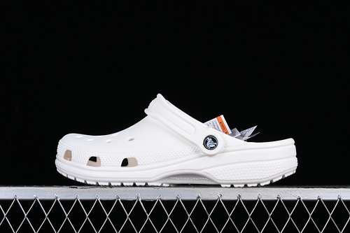 180CROCS DUAL PURPOSE BEACH HOLE SANDALS WHITEWOMAN3439MAN4046