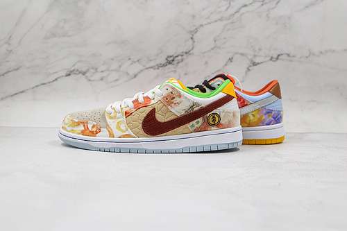 380CV1628800JASON DENG X DUNK LOW PRO SB STREET HAWKER COPPERLIGHT SILVERPUEBLO BROWN