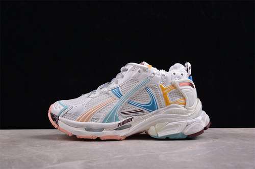 580W3RNY0326BALENCIAGA RUNNER KITH FOURCOLOR 70 WHITEGREENBLUEORANGEUNISEX3546