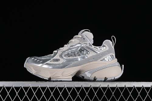 280G24U9893BGGCC ZHAO LUSIx27S SAME CASUAL SPORTS RUNNING SHOES SILVERGREYWOMAN3540