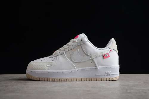 300DX6061111AIR FORCE 1 LOW 07 LX PINK BLING SUMMIT WHITEWHITEWHITESTRINGUNISEX3645