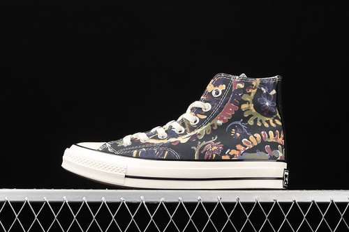 250572546CCHUCK TAYLOR ALL STAR 70S HIGH TOP FALL FLORALS BLACKMULTICOLOREGRET