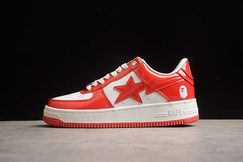 340BAPE STA TO LOW TOP SPORTS CASUAL SNEAKERS WHITEREDWOMAN3639MAN4046