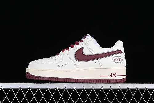 320HP2369009AIR FORCE 1 07 LOW HOOPS WHITEREDWOMAN3639MAN4045