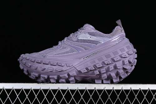 580W2RA61015BALENCIAGA DEFENDER RUBBER PLATFORM SNEAKERS PURPLEWOMAN3539MAN4046