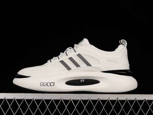 3801XG704460GUCCI 22SS SPORTS SHOES WHITEBLACKWHITEMAN3844