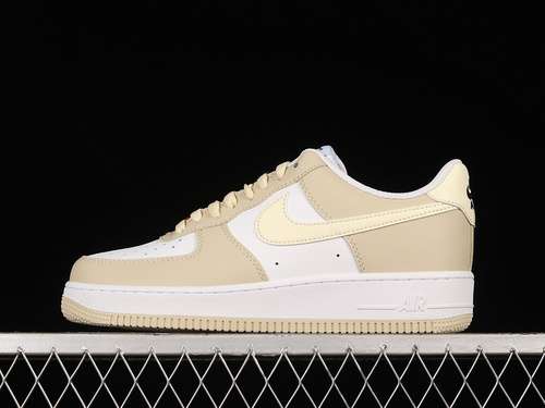 300DZ2771211AIR FORCE 1 LOW 07 WHITELIGHT KHAKIBLACKWOMAN3639MAN4045