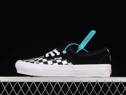 240VN0A45JJVQAOG AUTHENTIC LX BLACK CHECKERBOARD TOE BLACKWHITEWOMAN3539MAN4044