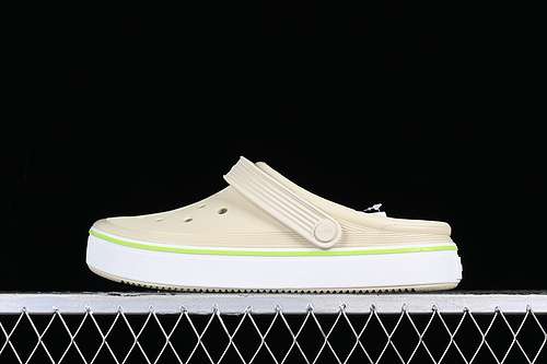 190CTOCS FLAT HOLE SANDALS BEIGEWHITEWOMAN3439MAN4046