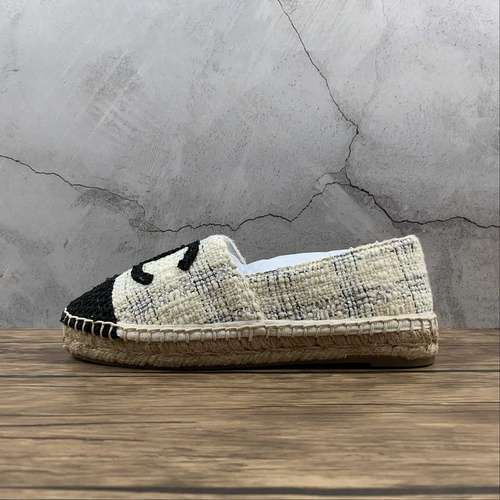 280CHANEL FISHERMAN SHOES BEIGEBEIGEBLACKWOMAN3540