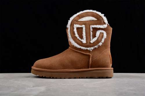 440UGG HIGH BOOTS CHESTNUTCHESTNUTWHITEWOMAN3640