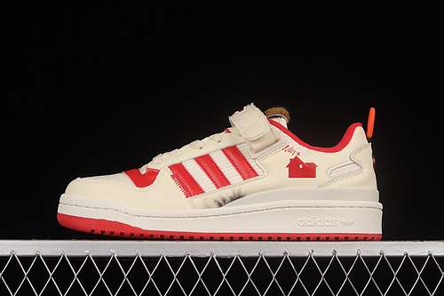 320GZ4378HOME ALONE X FORUM LOW CREAM WHITECOLLEGIATE REDOFF WHITEUNSIEX3645
