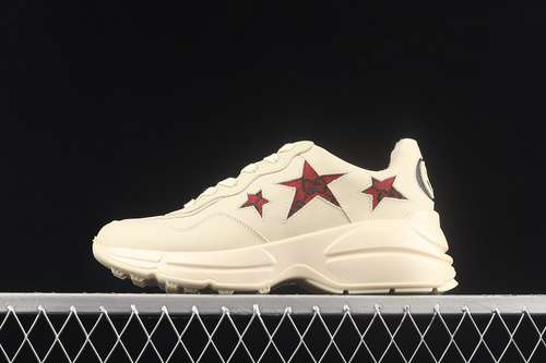 5802SHC09560GUCCI RHYTON VINTAGE TRAINER SNEAKER BEIGEBEIGEREDBLACKUNSIEX3544