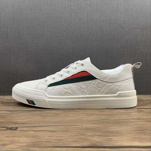 400GUCCI CASUAL SNEAKERS WHITEBLACKREDMAN3844