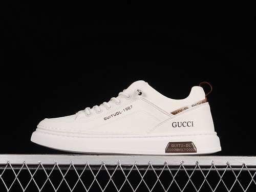 3809Y9209666GUCCI 22SS CASUAL FASHION SHOES WHITEWHITEBROWNMAN3944