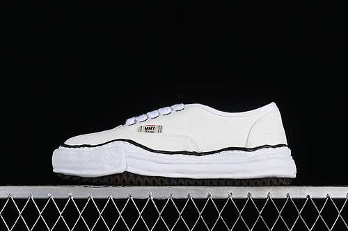 400MMY WAYNE ORIGINAL SOLE LEATHER LOW SNEAKER BLACKWHITEWOMAN3539MAN4045