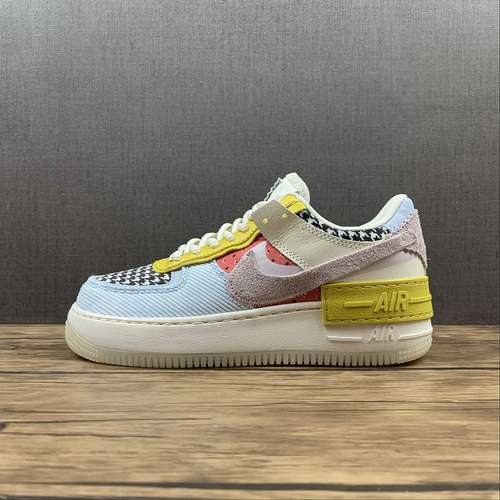 270DM8076100AIR FORCE 1 SHADOW WHITEMULTICOLORWOMAN3639MAN4044