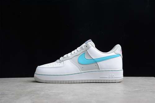 320DC8874100NBA X AIR FORCE 1 LOW FIESTA WHITEGREY FOGSUNDIALTURQUOISE BLUE