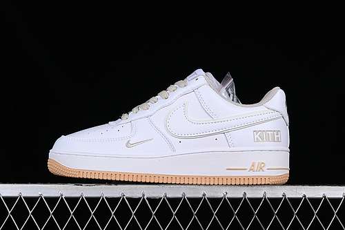 320KT1659008KITH X AIR FORCE 1 07 LOW WHITEGREYAPRICOTWOMAN3639MAN4045