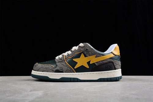 3201H80191007HUMAN MADE BAPE STA SK8 TO NIGO GREYGREENYELLOWBLACKUNISEX3646