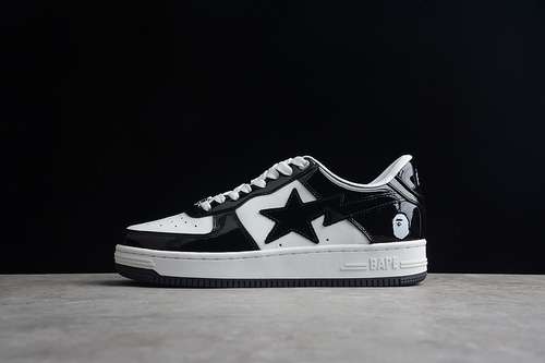 550BAPE STA LOW BLACKBLACKWHITEWOMAN3639MAN40475