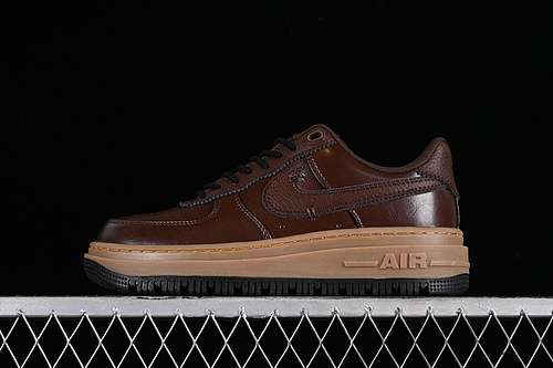 320DM2451200AIR FORCE 1 07 LOW LUXE BROWNYELLOWWOMAN3639MAN4045