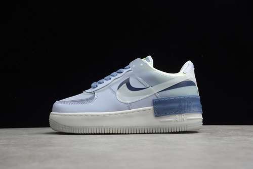 300CK6561001AIR FORCE 1 SHADOW SE WORLD INDIGO NAVY BLUEWHITELIGHT BLUE