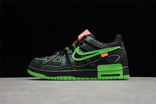 380CU6015001OW X AIR RUBBER DUNK BLACKWHITEGREEN STRIKEWOMAN3639MAN4045