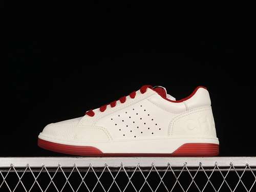 380CHANEL SIMPLE FASHION CASUAL SHOES WHITEWHITEREDWOMAN3540