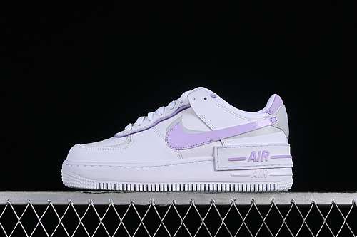 280FN6335102AIR FORCE 1 SHADOW WHITEPURPLEGREYWOMAN35540