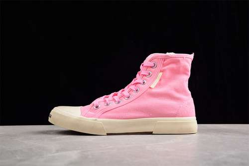 290W3RC35592BALENCIAGA VULC DESTR HIGH SNEAKERS PINKBEIGEWOMAN3540