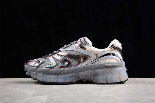 560VALENTINO CASUAL SHOES WHITEGREYMAN4046