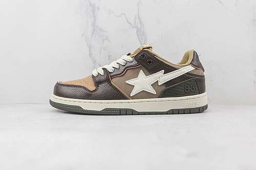 380BAPE STA LOW BLACKLIGHT BROWNWHITEMAN3945