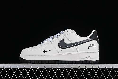 320AC639822AIR FORCE 1 07 LOW WHITEGREYBLACKWOMAN3639MAN4045