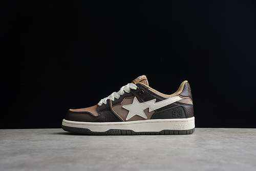 4801H80291019BAPE STA TO LOW BLACKLIGHT BROWNWHITEWOMAN3639MAN4045