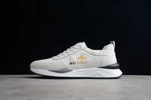 420GUCCI SPORTS SHOES BEIGEWHITEGOLDMAN3844