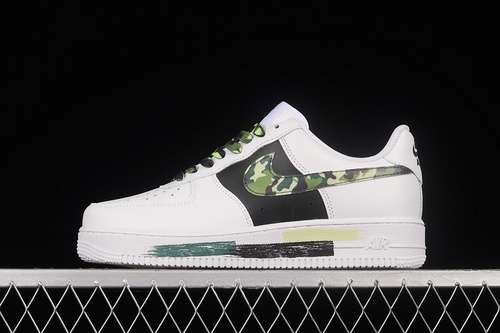 340CW2288113AIR FORCE 1 LOW 07 LX WHITEBLACKCAMOWOMAN3639MAN4045