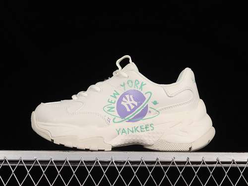 2803ASHCD32N50MTLNY MLB BIGBALL CHUNKY PIXEL WHITEGREENPURPLEWOMAN3639MAN4044